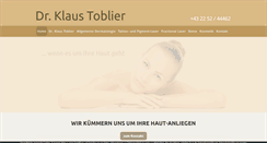 Desktop Screenshot of hautarzt-baden.at